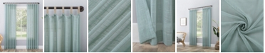 No. 918 Ceri Texture Jute Tabs Semi-Sheer Tab Top Curtain Panel, 50" x 96"